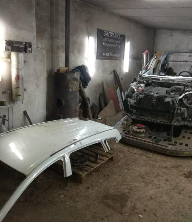 фото процесс ремонта кузова авто